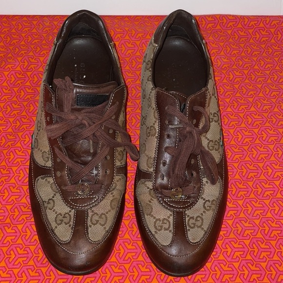 Gucci Shoes - Gucci GG Sneakers Brown